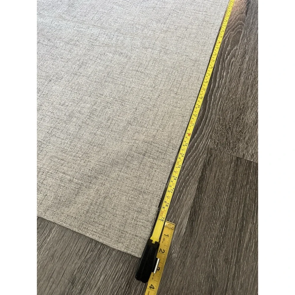 Gray Rod Pocket Curtain Panel 52x82 Light Filtering Solid Polyester Modern
